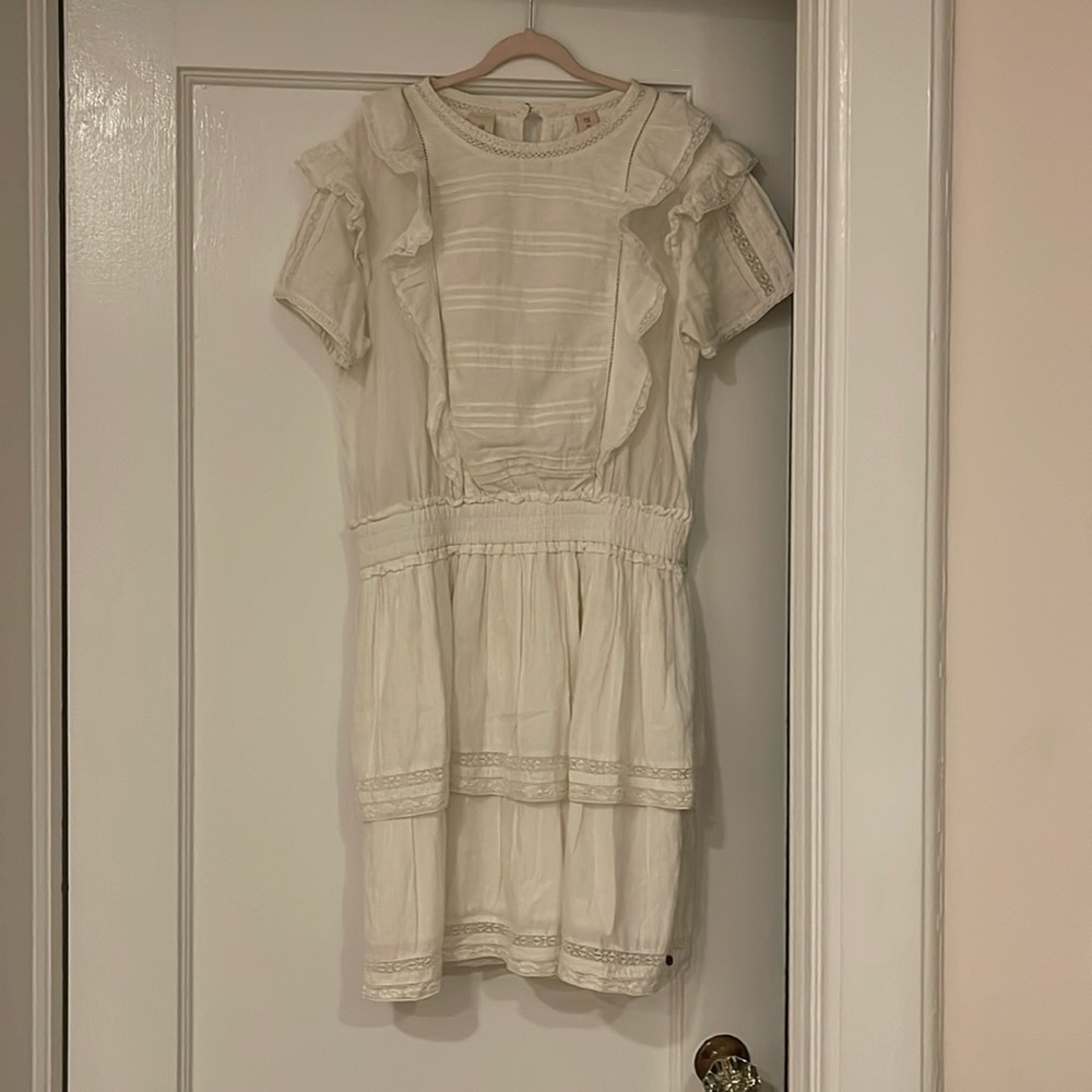 White girls ruffle dress